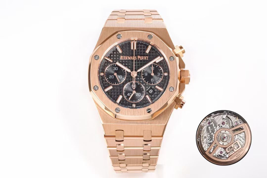 Audemars Piguet Royal Oak Chronograph 26240OR 오데마 피게 로열 오크 크로노그래프 26240 로즈골드 블랙다이얼 1