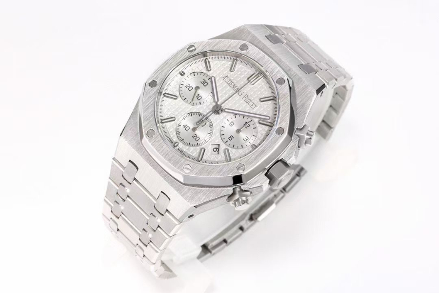 Audemars Piguet Royal Oak Chronograph 26240OR 오데마 피게 로열 오크 크로노그래프 26240 실버베젤 네이비다이얼 5
