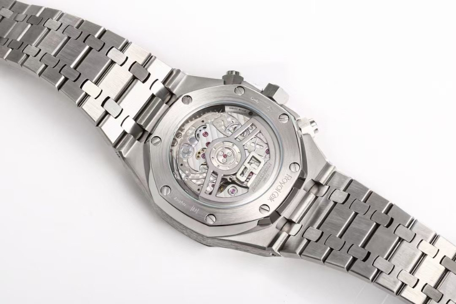Audemars Piguet Royal Oak Chronograph 26240OR 오데마 피게 로열 오크 크로노그래프 26240 실버베젤 네이비다이얼 8