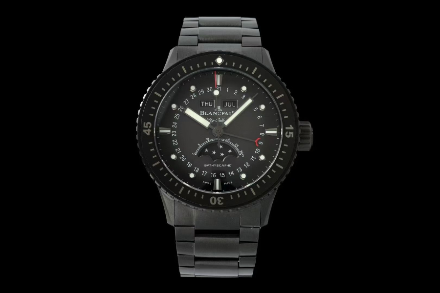 Blancpain Fifty Fathoms Bathyscaphe 블랑팡 피프티 패덤즈 바티스카프 컴플리트 캘린더 문페이즈 세라믹 2