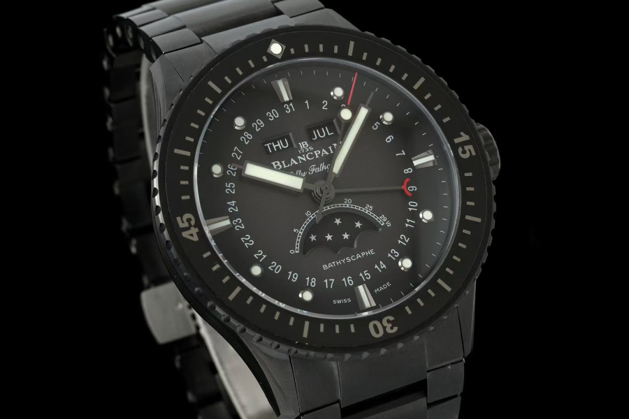 Blancpain Fifty Fathoms Bathyscaphe 블랑팡 피프티 패덤즈 바티스카프 컴플리트 캘린더 문페이즈 세라믹 3