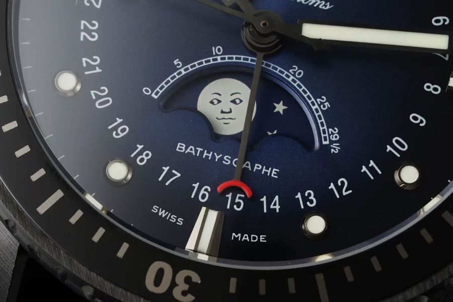 Blancpain Fifty Fathoms Bathyscaphe 블랑팡 피프티 패덤즈 바티스카프 컴플리트 캘린더 문페이즈 세라믹 네이비 6