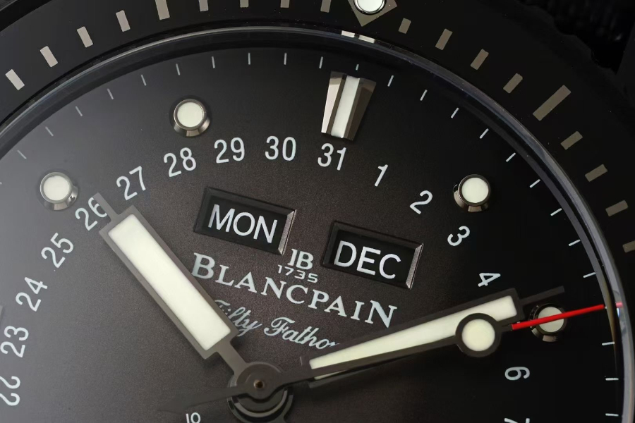 Blancpain Fifty Fathoms Bathyscaphe 블랑팡 피프티 패덤즈 바티스카프 컴플리트 캘린더 문페이즈 세라믹 블랙 5