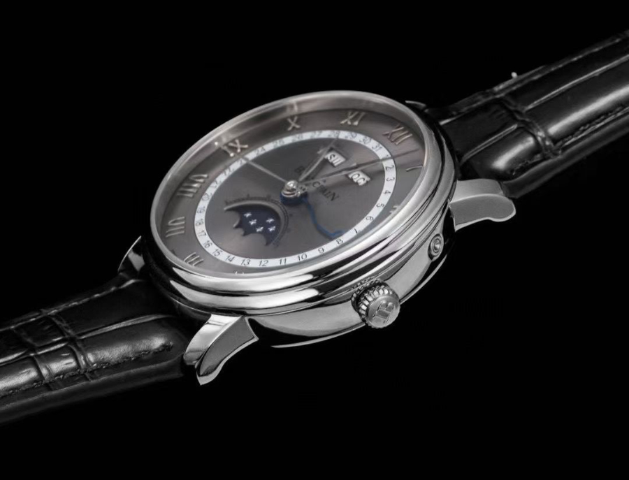 Blancpain Villeret Quantième Complet Phases de Lune 6654 블랑팡 빌레레 컴플리트 캘린더 문페이즈 6654 실버 그레이다이얼 7
