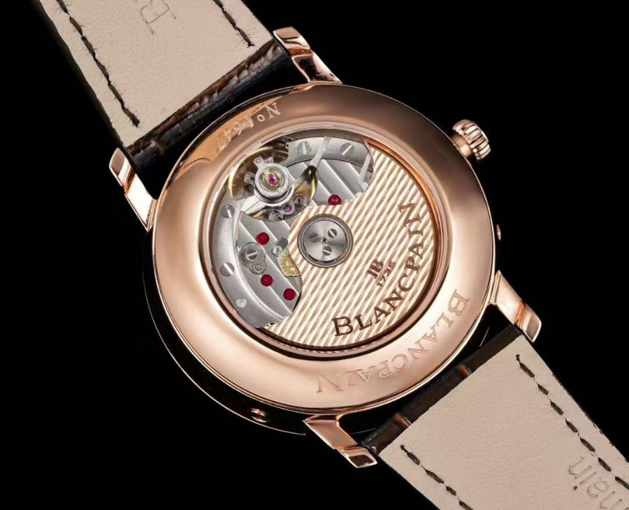 Blancpain Villeret Quantième Complet Phases de Lune 6654 블랑팡 빌레레 컴플리트 캘린더 문페이즈 6654 골드 화이트 다이얼 9