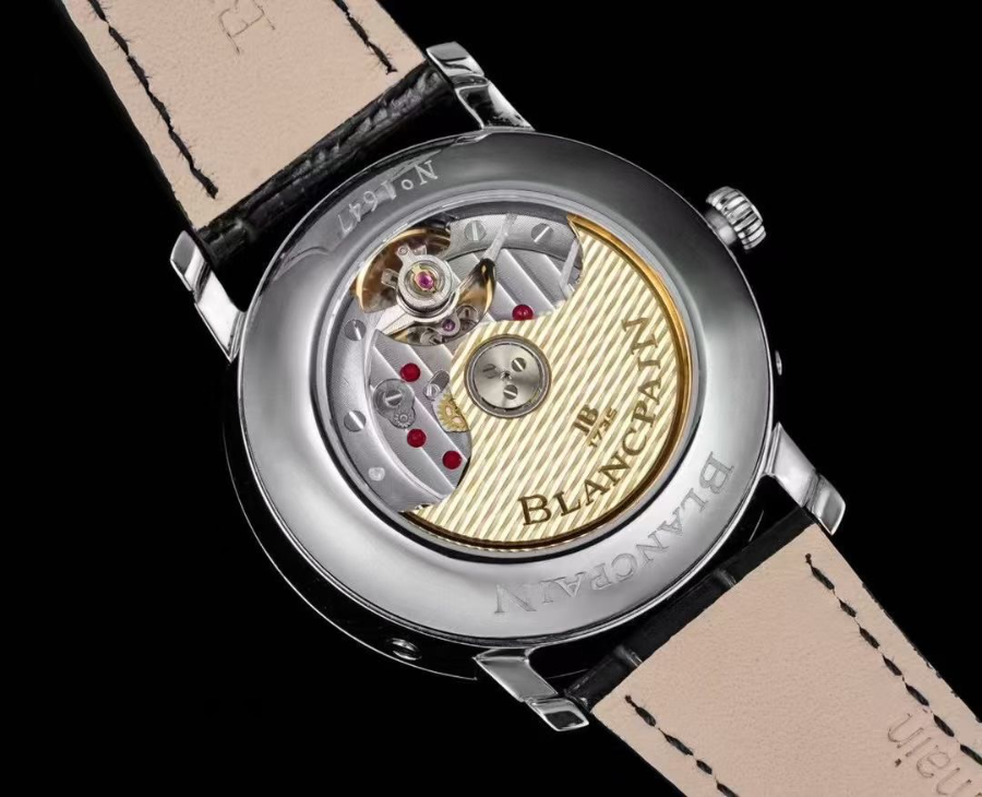 Blancpain Villeret Quantième Complet Phases de Lune 6654 블랑팡 빌레레 컴플리트 캘린더 문페이즈 6654 실버 그레이 다이얼 9