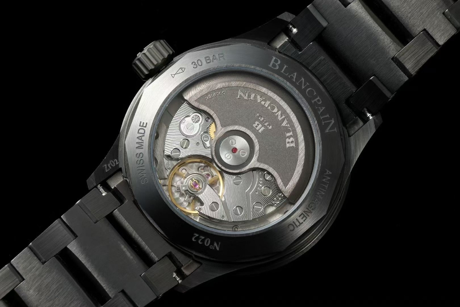 Blancpain Villeret Quantième Complet Phases de Lune 6654 블랑팡 빌레레 컴플리트 캘린더 문페이즈 6654 블랙 그린 다이얼 8