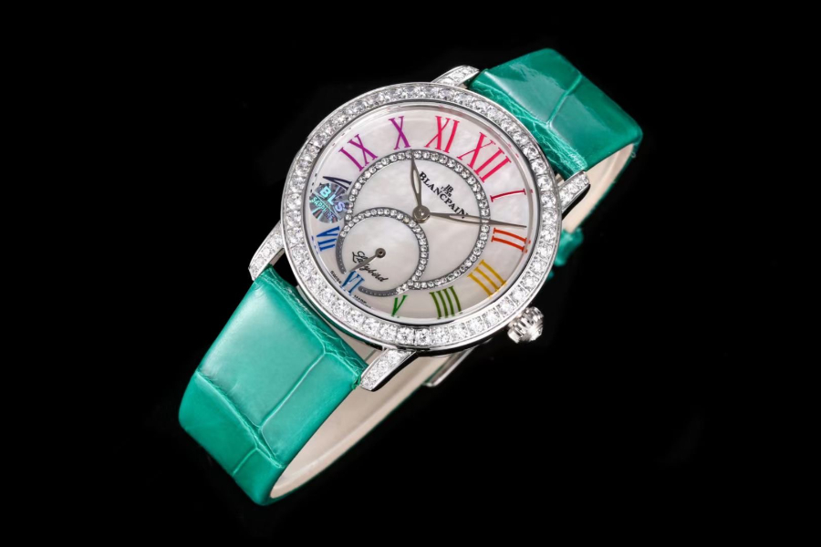 Blancpain Ladybird Colors Phases de Lune 3661 블랑팡 레이디버드 컬러스 문페이즈 3661 다이아몬드 4