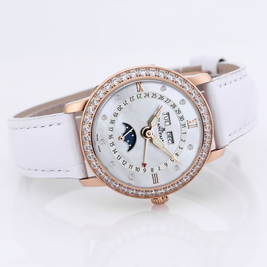BLANCPAIN Villeret Moonphase Full Calendar Ladies Watch 블랑팡 빌레레 문페이즈 풀 캘린더 여성용 시계 6