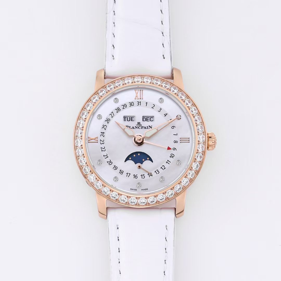 BLANCPAIN Villeret Moonphase Full Calendar Ladies Watch 블랑팡 빌레레 문페이즈 풀 캘린더 여성용 시계 7