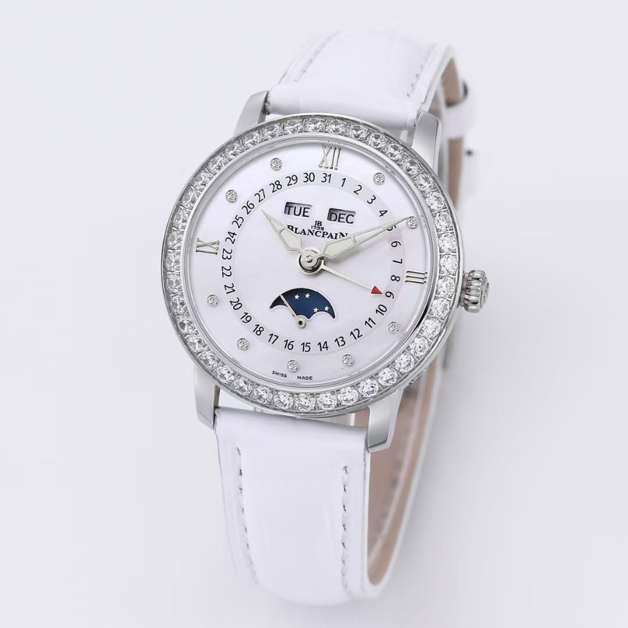 BLANCPAIN Villeret Moonphase Full Calendar Ladies Watch 블랑팡 빌레레 문페이즈 풀 캘린더 여성용 시계 4