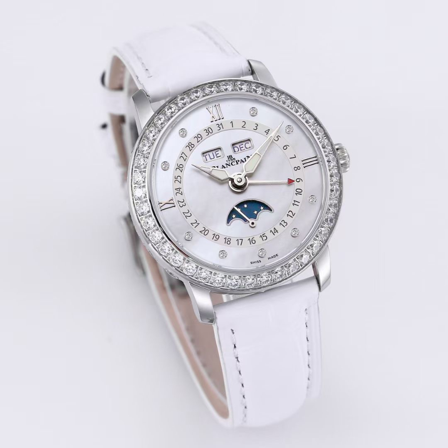 BLANCPAIN Villeret Moonphase Full Calendar Ladies Watch 블랑팡 빌레레 문페이즈 풀 캘린더 여성용 시계 5