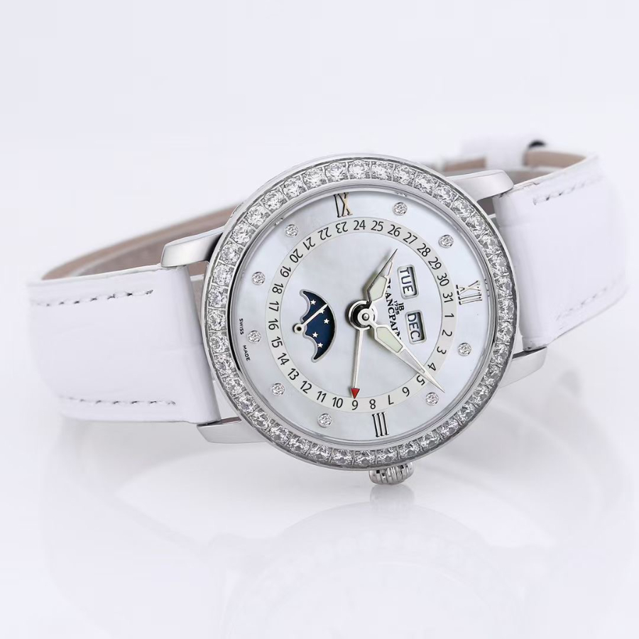 BLANCPAIN Villeret Moonphase Full Calendar Ladies Watch 블랑팡 빌레레 문페이즈 풀 캘린더 여성용 시계 6