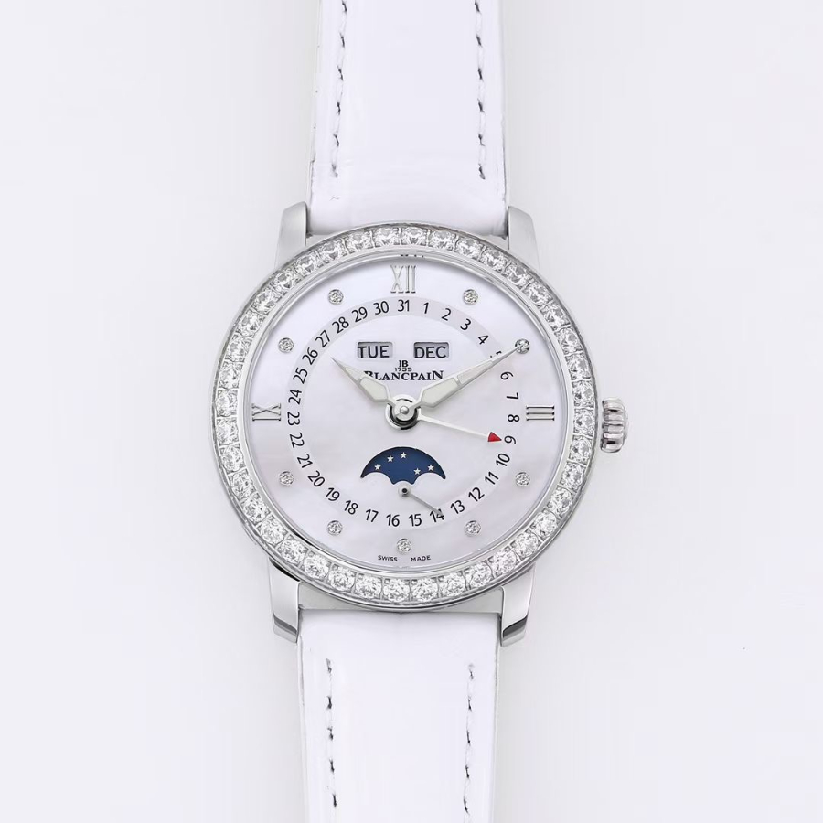 BLANCPAIN Villeret Moonphase Full Calendar Ladies Watch 블랑팡 빌레레 문페이즈 풀 캘린더 여성용 시계 7