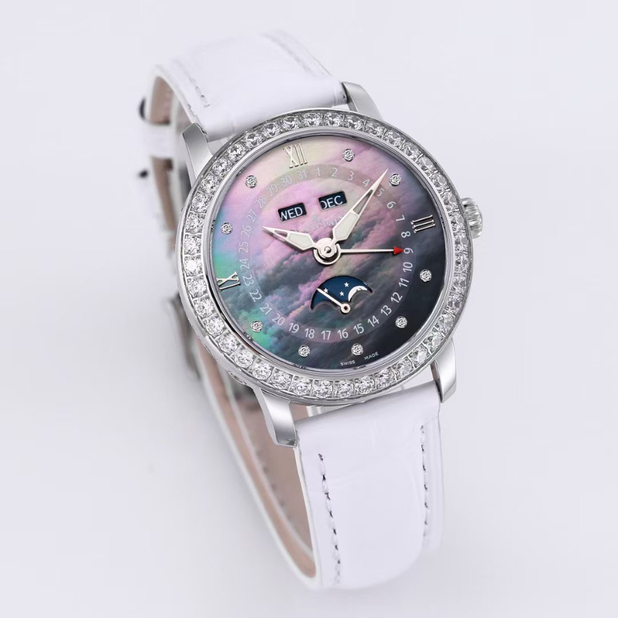 BLANCPAIN Villeret Moonphase Full Calendar Ladies Watch 블랑팡 빌레레 문페이즈 풀 캘린더 여성용 시계 4
