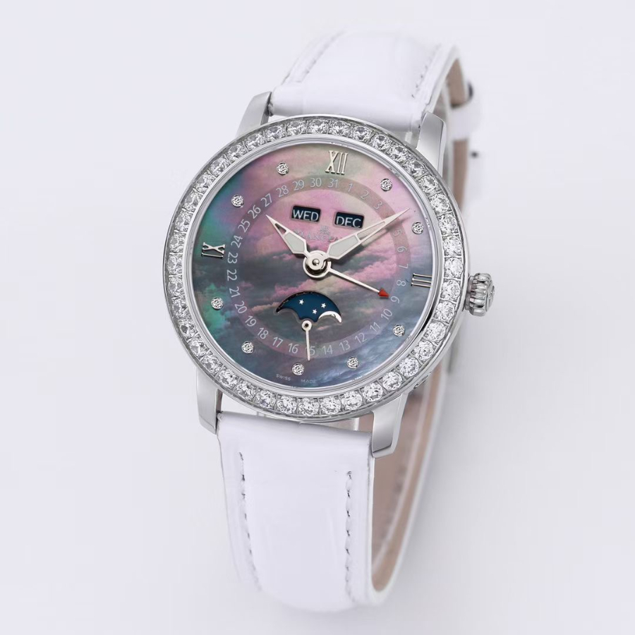 BLANCPAIN Villeret Moonphase Full Calendar Ladies Watch 블랑팡 빌레레 문페이즈 풀 캘린더 여성용 시계 5