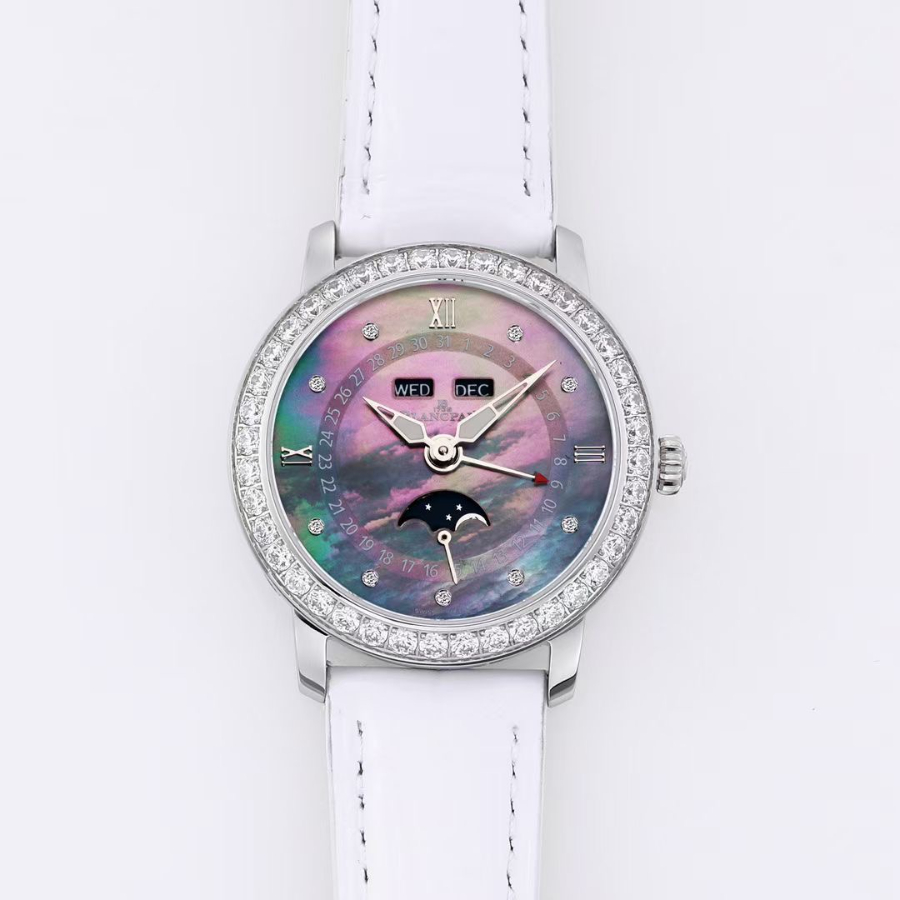 BLANCPAIN Villeret Moonphase Full Calendar Ladies Watch 블랑팡 빌레레 문페이즈 풀 캘린더 여성용 시계 7