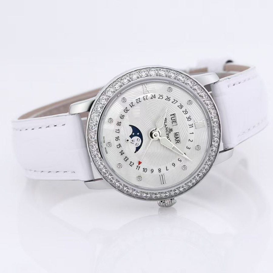 BLANCPAIN Villeret Moonphase Full Calendar Ladies Watch 블랑팡 빌레레 문페이즈 풀 캘린더 여성용 시계 6