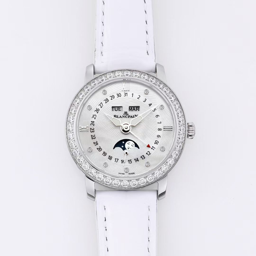 BLANCPAIN Villeret Moonphase Full Calendar Ladies Watch 블랑팡 빌레레 문페이즈 풀 캘린더 여성용 시계 7