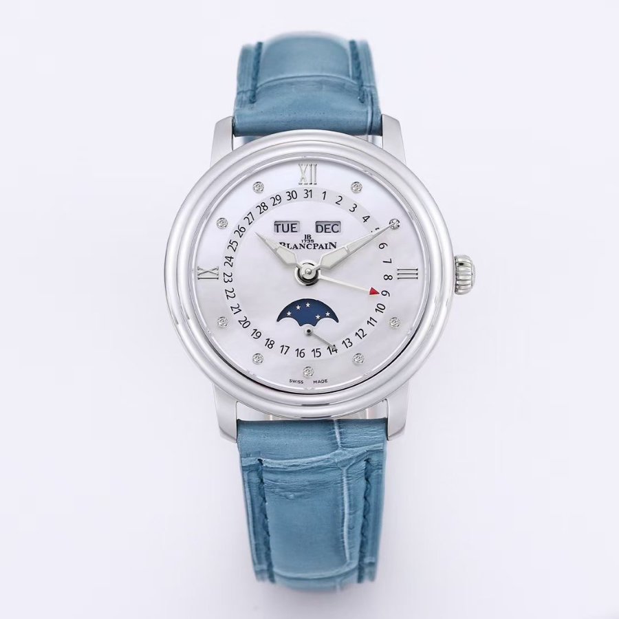 BLANCPAIN Villeret Moonphase Full Calendar Ladies Watch 블랑팡 빌레레 문페이즈 풀 캘린더 여성용 시계 3