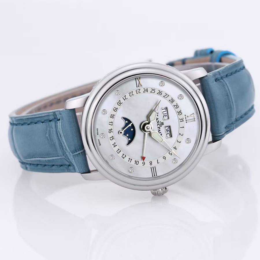 BLANCPAIN Villeret Moonphase Full Calendar Ladies Watch 블랑팡 빌레레 문페이즈 풀 캘린더 여성용 시계 6