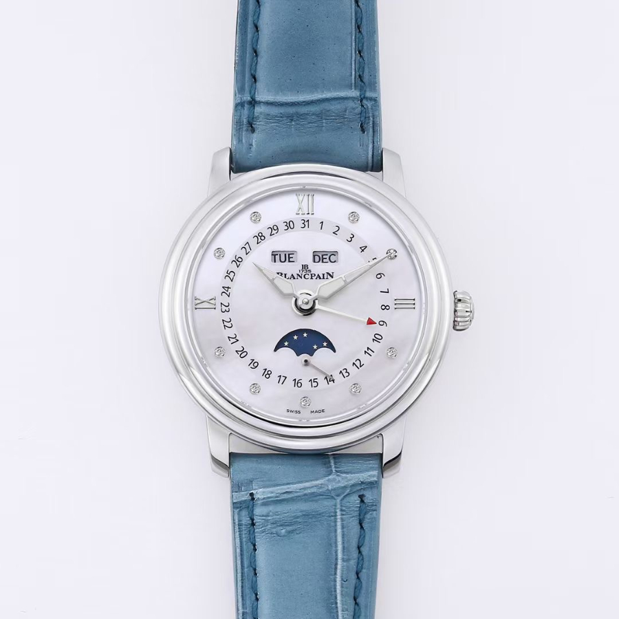 BLANCPAIN Villeret Moonphase Full Calendar Ladies Watch 블랑팡 빌레레 문페이즈 풀 캘린더 여성용 시계 7