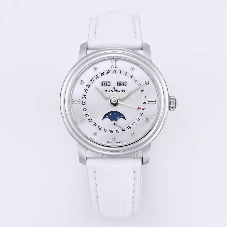 BLANCPAIN Villeret Moonphase Full Calendar Ladies Watch 블랑팡 빌레레 문페이즈 풀 캘린더 여성용 시계 3