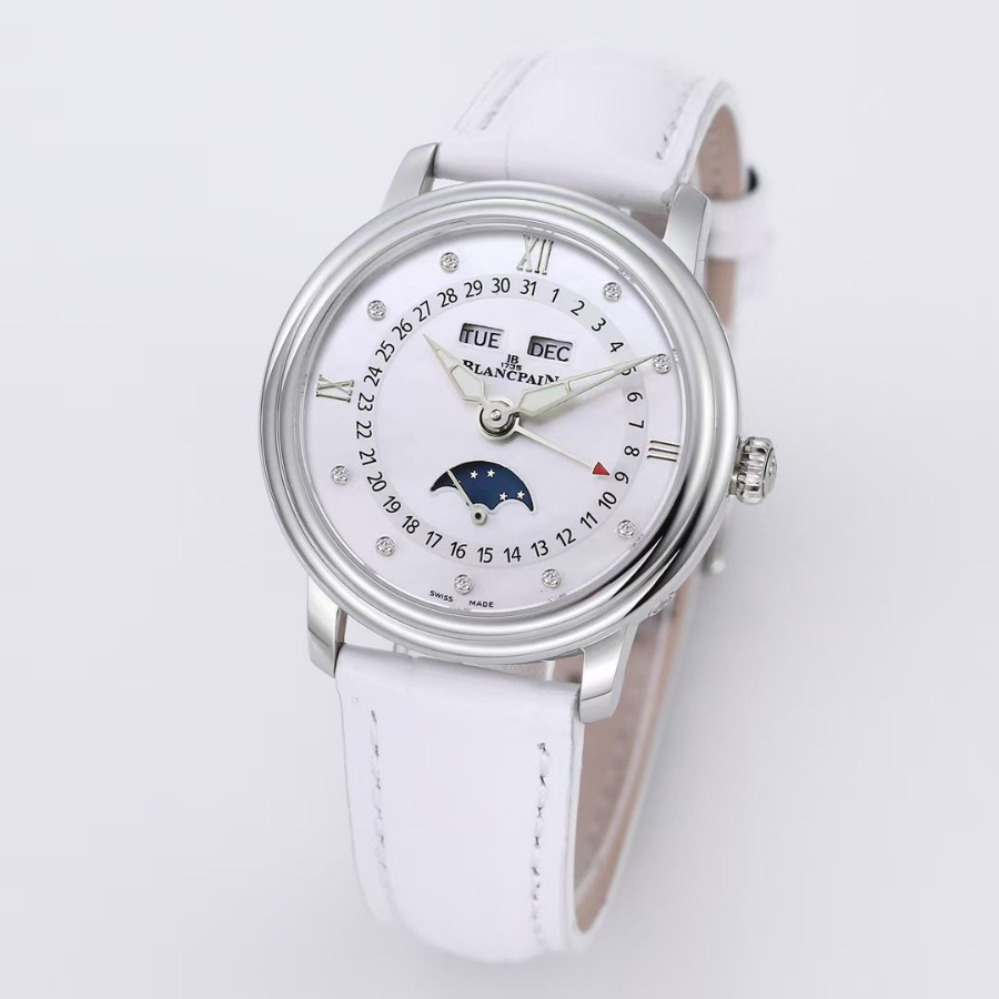 BLANCPAIN Villeret Moonphase Full Calendar Ladies Watch 블랑팡 빌레레 문페이즈 풀 캘린더 여성용 시계 4
