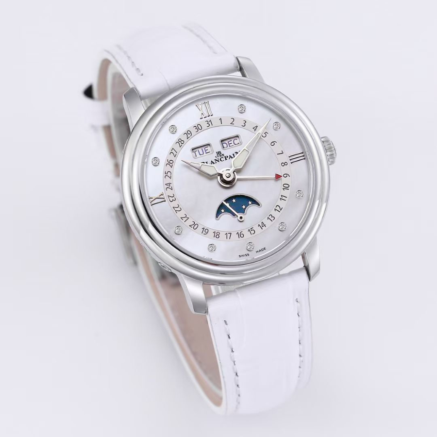 BLANCPAIN Villeret Moonphase Full Calendar Ladies Watch 블랑팡 빌레레 문페이즈 풀 캘린더 여성용 시계 5