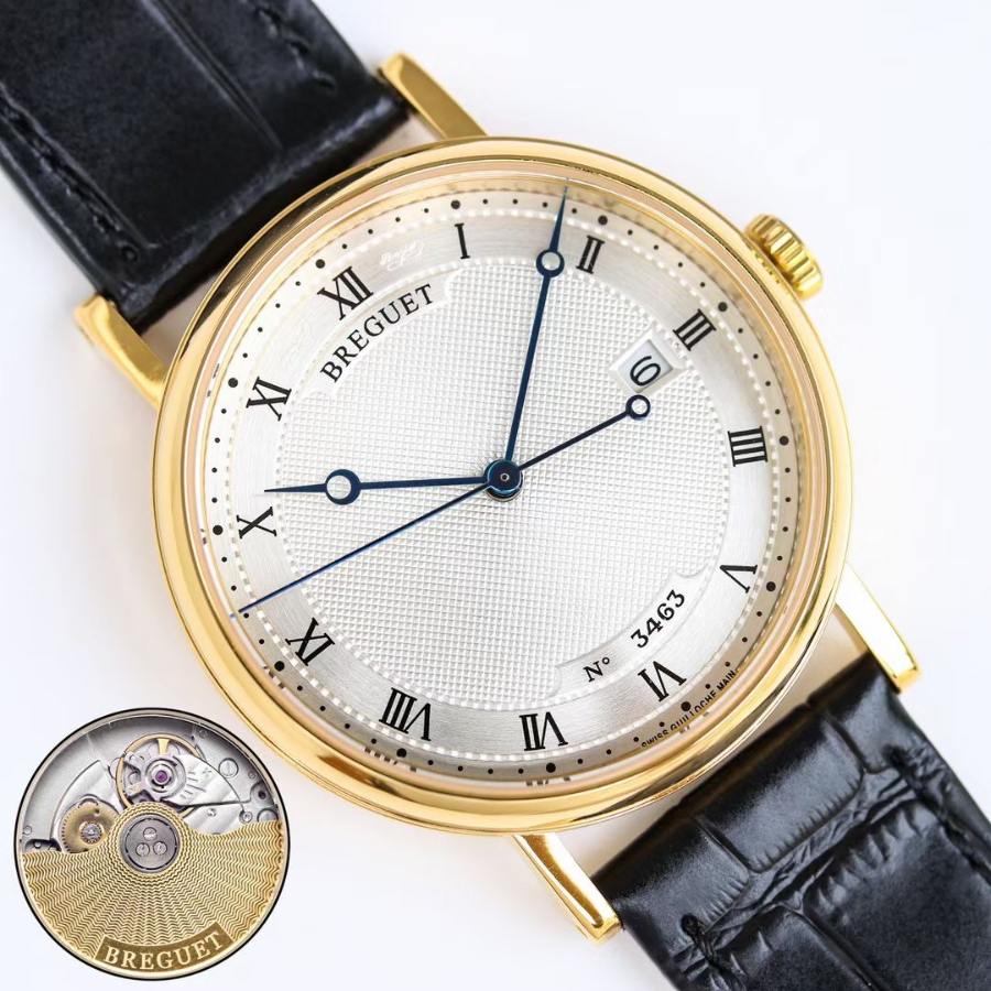 BREGUET Classique Ultra-Thin 5177BB Automatic Watch 브레게 클래식 울트라 씬 5177BB 오토매틱 시계 골드베젤 2
