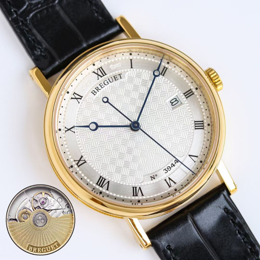 BREGUET Classique Ultra-Thin 5177BB Automatic Watch 브레게 클래식 울트라 씬 5177BB 오토매틱 시계 골드베젤 4