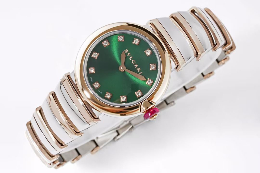 BVLGARI LVCEA 28mm Diamond Bezel Quartz Watch 불가리 루체아 28mm 다이아몬드 베젤 여성용 쿼츠 시계 2