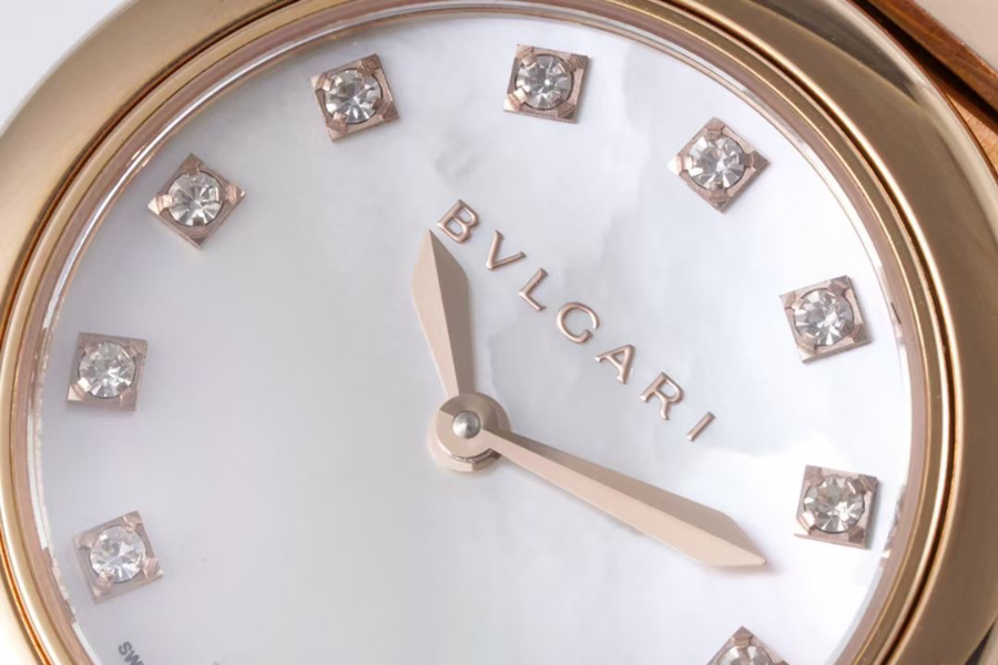 BVLGARI LVCEA 28mm Diamond Bezel Quartz Watch 불가리 루체아 28mm 다이아몬드 베젤 여성용 쿼츠 시계 화이트베젤 5