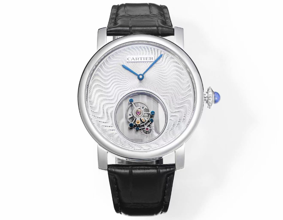 CARTIER Rotonde Tourbillon Mystérieux 까르띠에 로통드 미스터리 투르비용 45mm 수동 시계 1