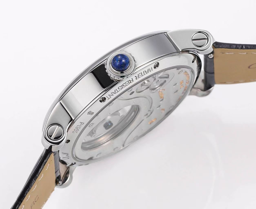 CARTIER Rotonde Tourbillon Mystérieux 까르띠에 로통드 미스터리 투르비용 45mm 수동 시계 그레이 6