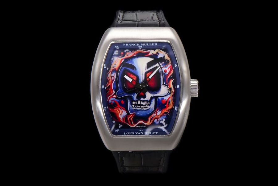 FRANCK MULLER V45 Graffiti Carbon Automatic 프랭크 뮬러 V45 그래피티 카본 오토매틱 실버베젤 1