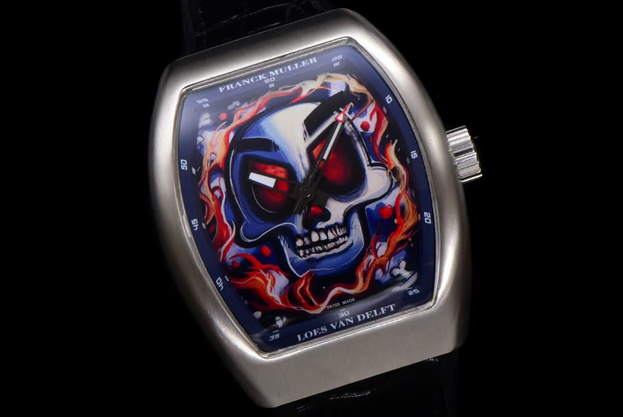 FRANCK MULLER V45 Graffiti Carbon Automatic 프랭크 뮬러 V45 그래피티 카본 오토매틱 실버베젤 2