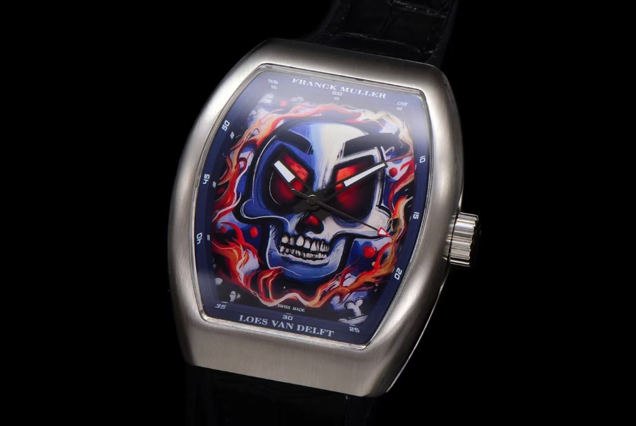 FRANCK MULLER V45 Graffiti Carbon Automatic 프랭크 뮬러 V45 그래피티 카본 오토매틱 실버베젤 3