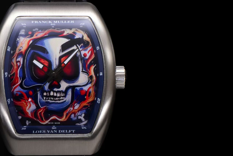 FRANCK MULLER V45 Graffiti Carbon Automatic 프랭크 뮬러 V45 그래피티 카본 오토매틱 실버베젤 4