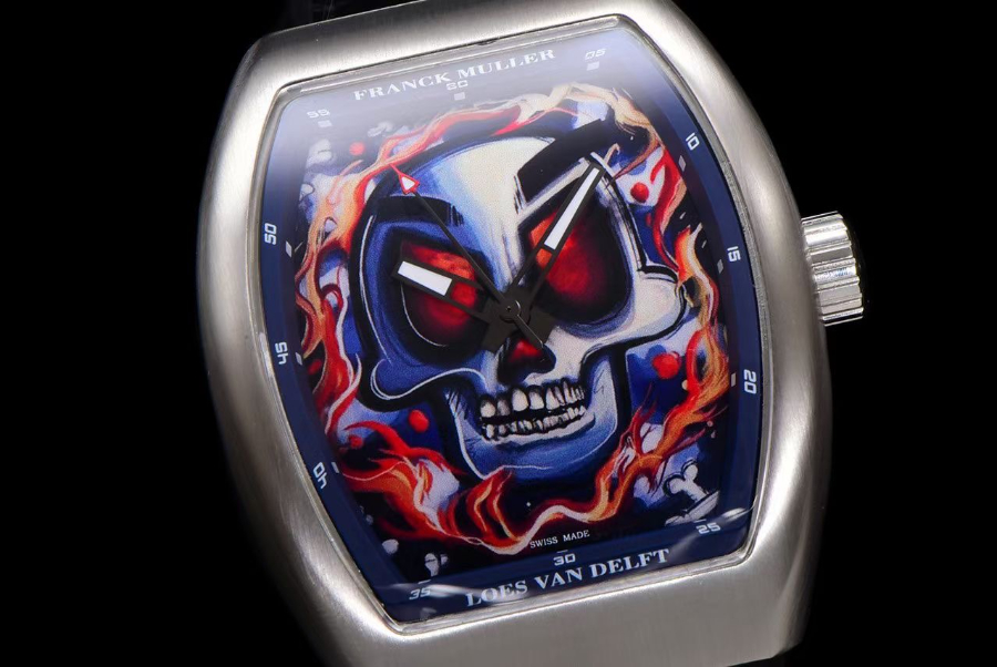 FRANCK MULLER V45 Graffiti Carbon Automatic 프랭크 뮬러 V45 그래피티 카본 오토매틱 실버베젤 5