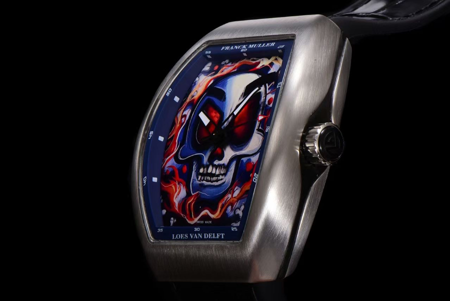 FRANCK MULLER V45 Graffiti Carbon Automatic 프랭크 뮬러 V45 그래피티 카본 오토매틱 실버베젤 6