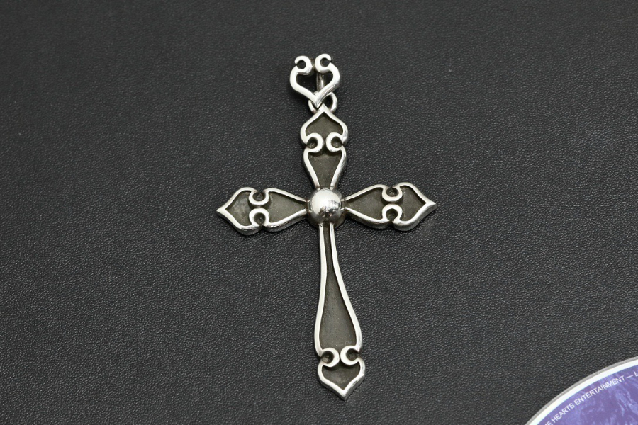 Chrome Hearts Heart Cross Pendant 크롬하츠 하트 크로스 펜던트 925 7