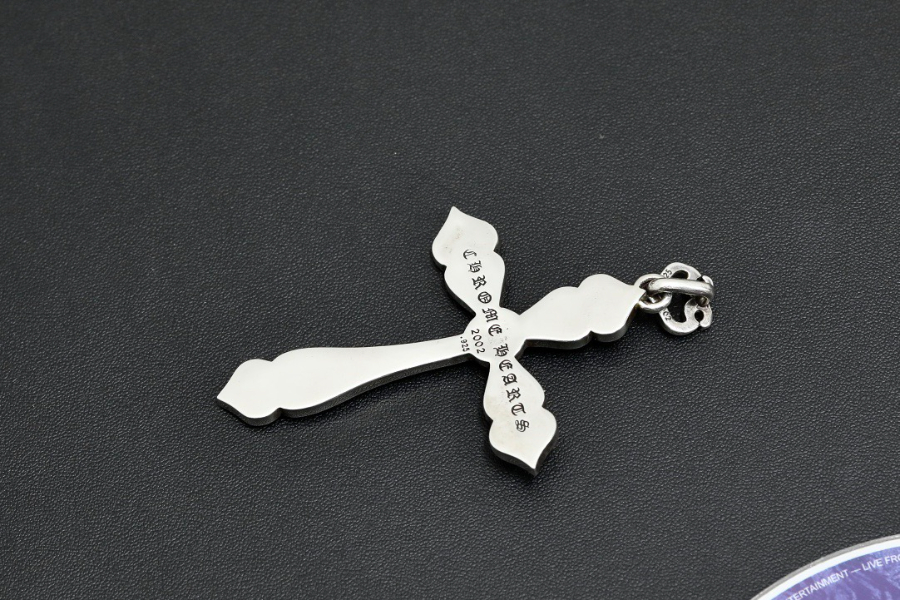 Chrome Hearts Heart Cross Pendant 크롬하츠 하트 크로스 펜던트 925 10