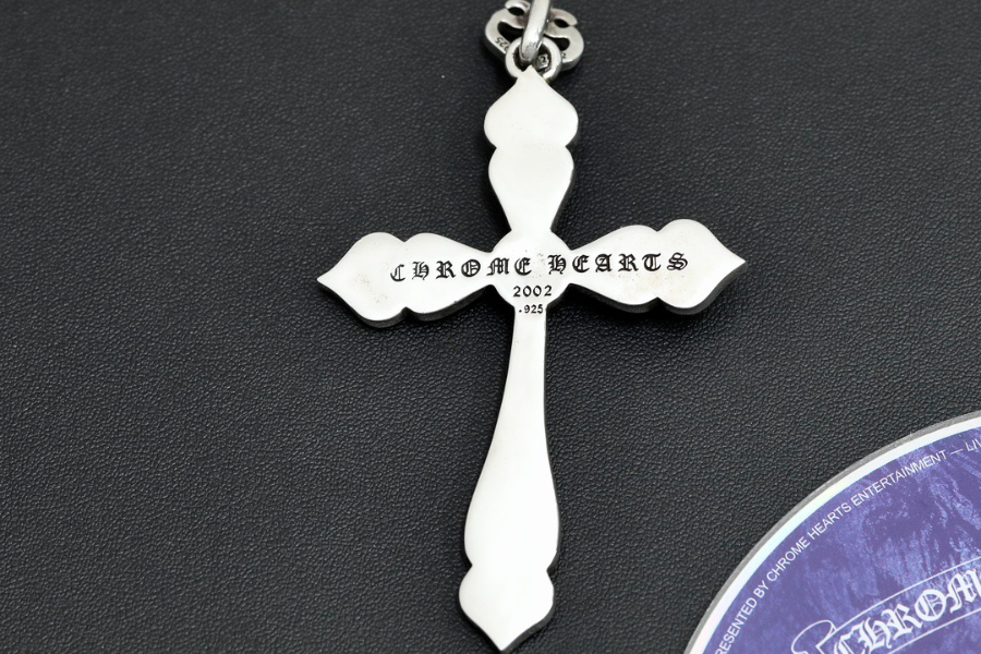 Chrome Hearts Heart Cross Pendant 크롬하츠 하트 크로스 펜던트 925 14