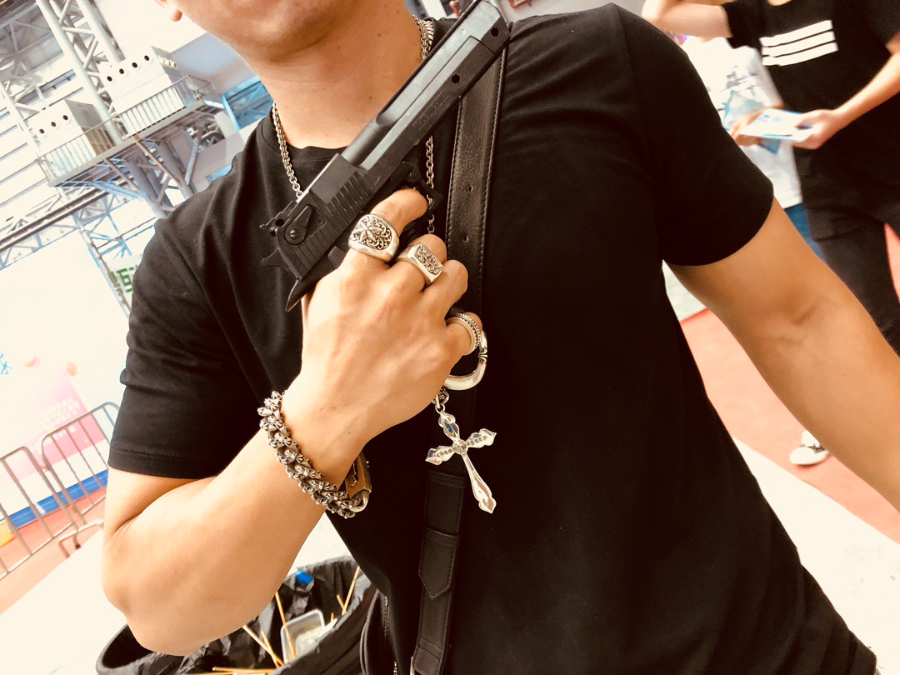 Chrome Hearts Heart Cross Pendant 크롬하츠 하트 크로스 펜던트 925 22