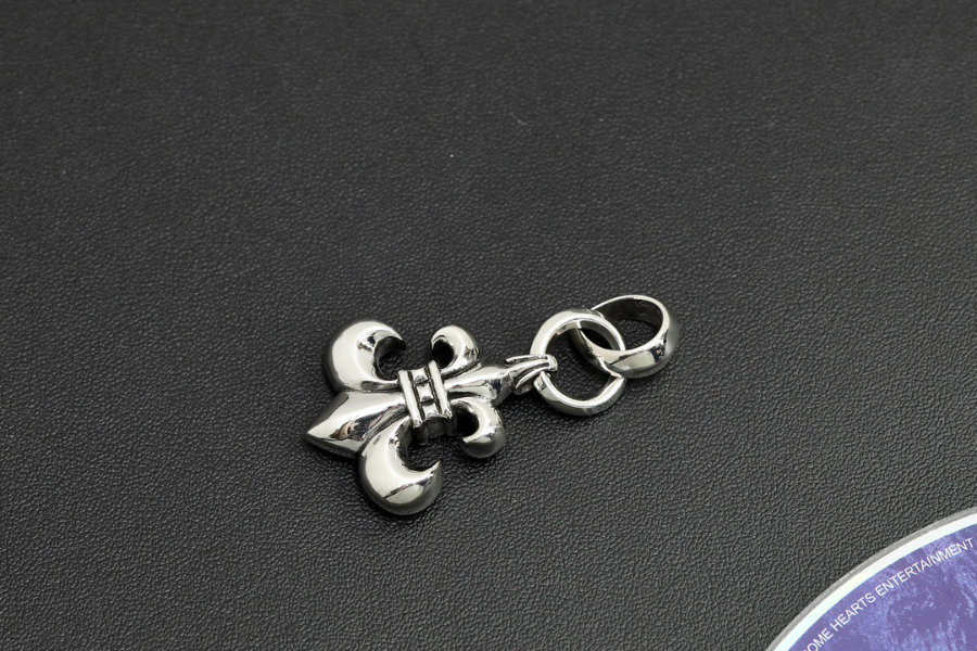 Chrome Hearts Double Ring Fleur Pendant 크롬하츠 더블 링 플뢰르 펜던트 14