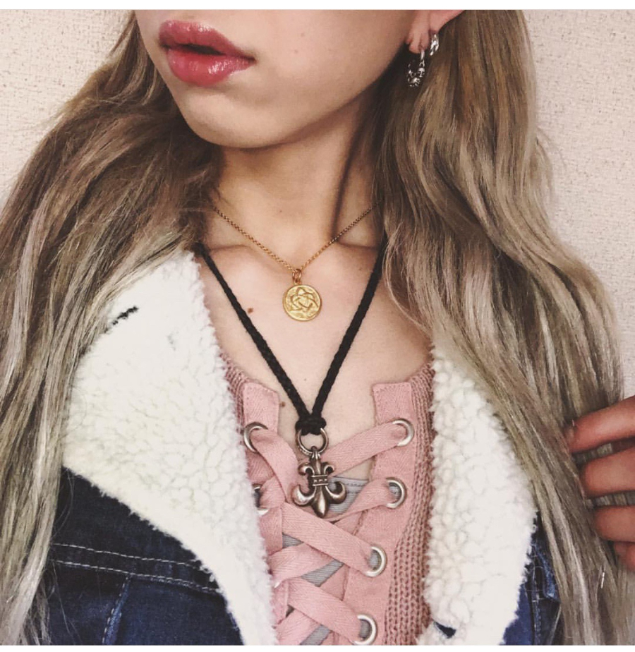 Chrome Hearts Large Ring Fleur Pendant 크롬하츠 라지 링 플뢰르 펜던트 18