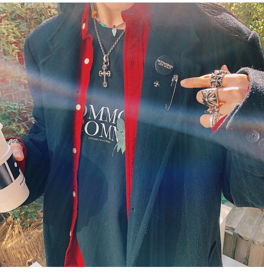 Chrome Hearts Small Floral Cross Pendant 크롬하츠 스몰 플로럴 크로스 펜던트 4