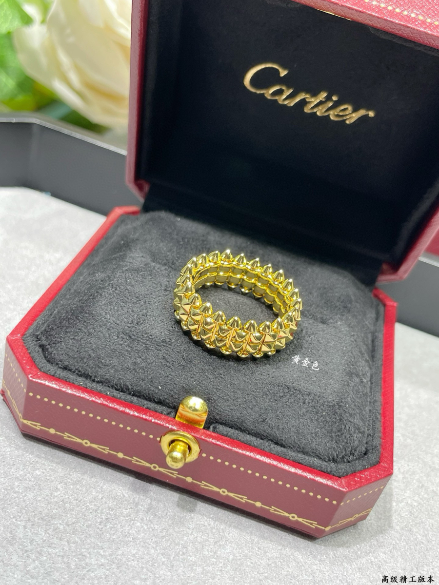 Cartier 까르띠에 LOVE 더블 스크류 스터드 링 6