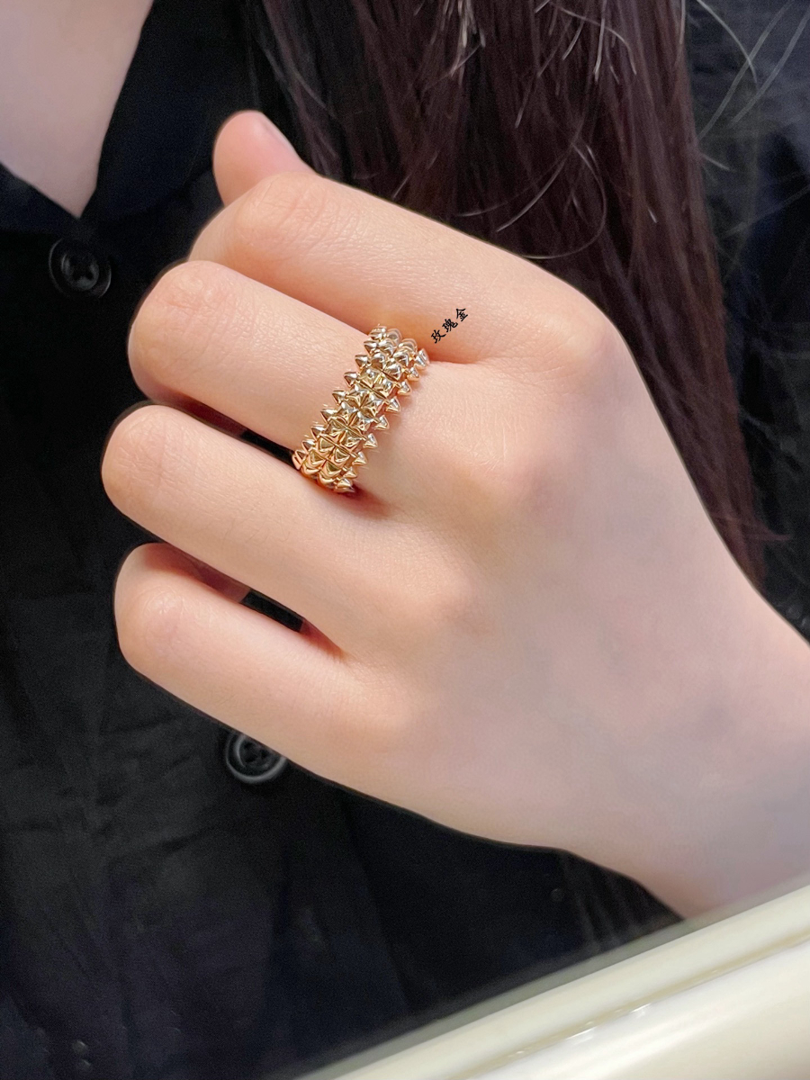 Cartier 까르띠에 LOVE 더블 스크류 스터드 링 5